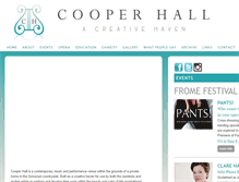 Tablet Screenshot of cooperhall.org